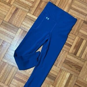 Women’s under armour blue fitted XS compression leggings NEW active‎ pants